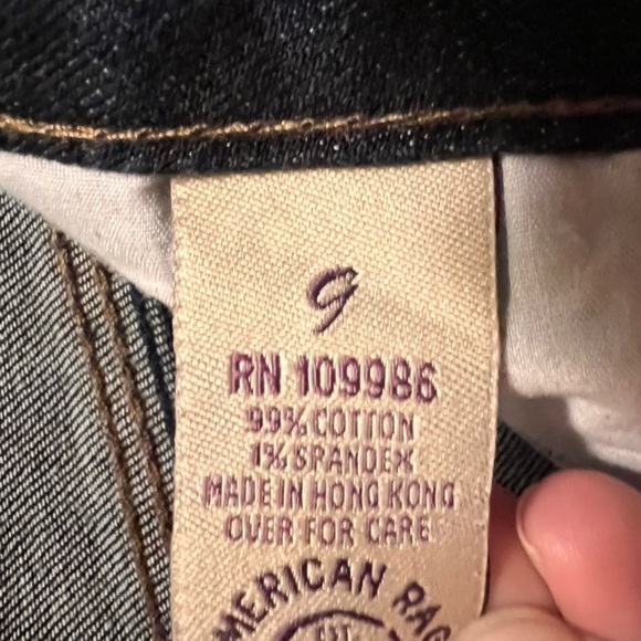 AMERICAN Rag jeans Boot Cut Size 9 - Picture 8 of 8